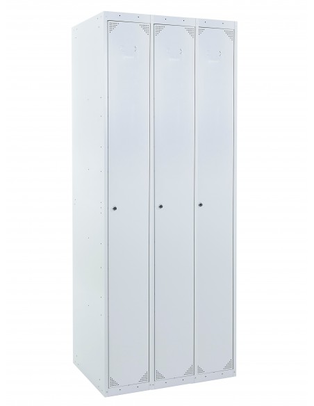 Taquilla metálica1 puerta GRIS ancho 40cm 3 módulos